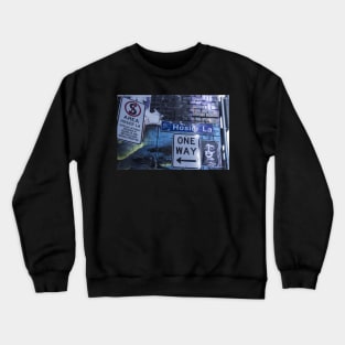 Street Art at Hosier Lane, Melbourne, Victoria, Australia Crewneck Sweatshirt